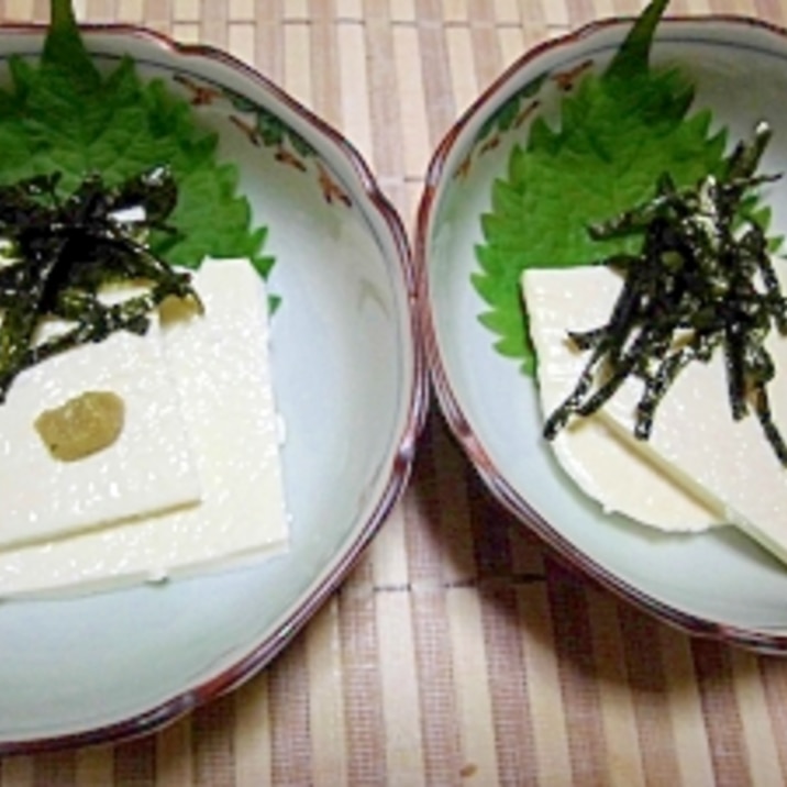 湯葉豆腐のお刺身